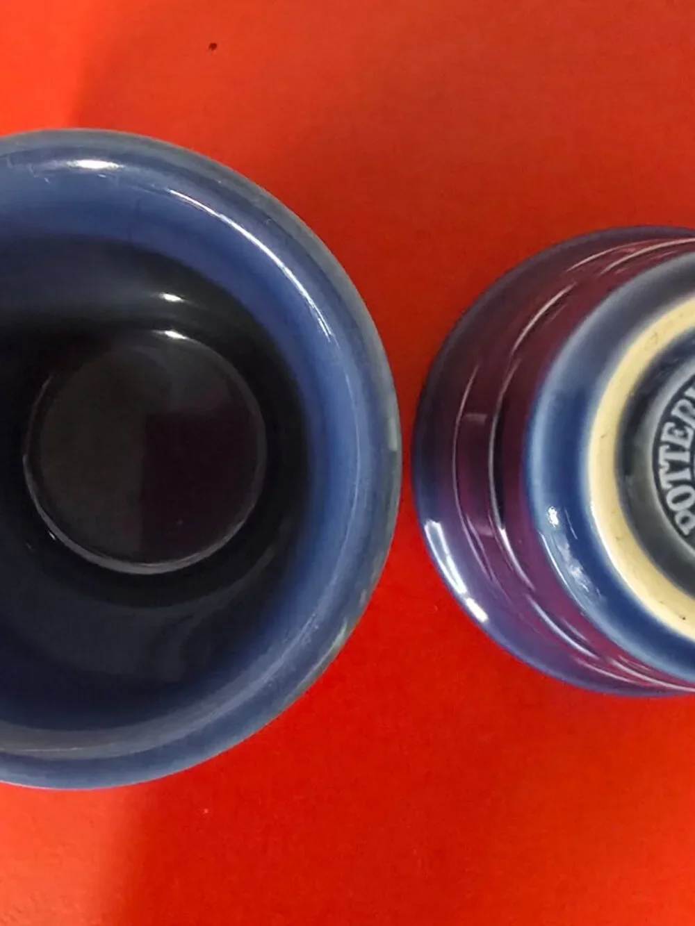 Longaberger Woven Traditions Bowl Bundle Pewter Sage Cornflower Blue Stoneware - Picture 7 of 7